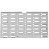 Avaya 30080-DESI-PAPER Partner Designation Paper Strip for 34 Button Display Euro Style Series 1
